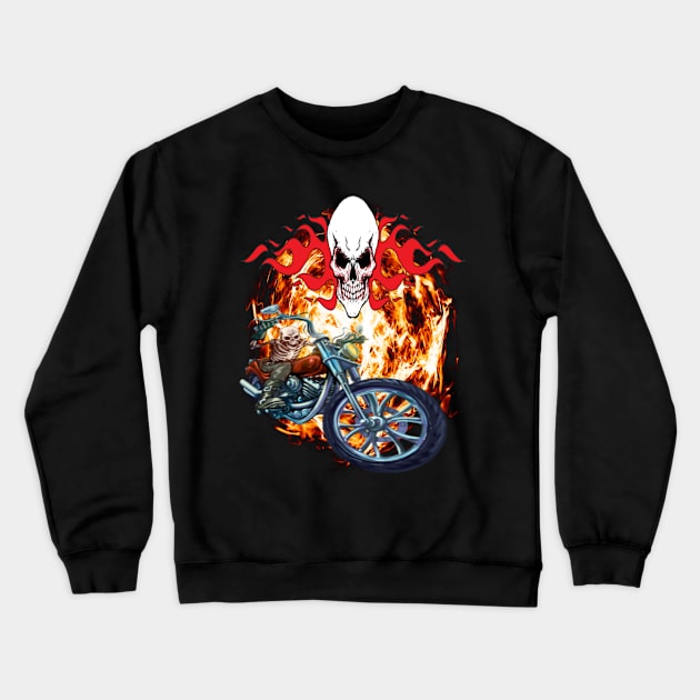 Midnight Rider Crewneck Sweatshirt by BIG DAWG APPAREL